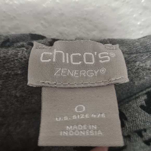 Chico's leopard off the shoulder top size 0=small - Picture 4 of 10